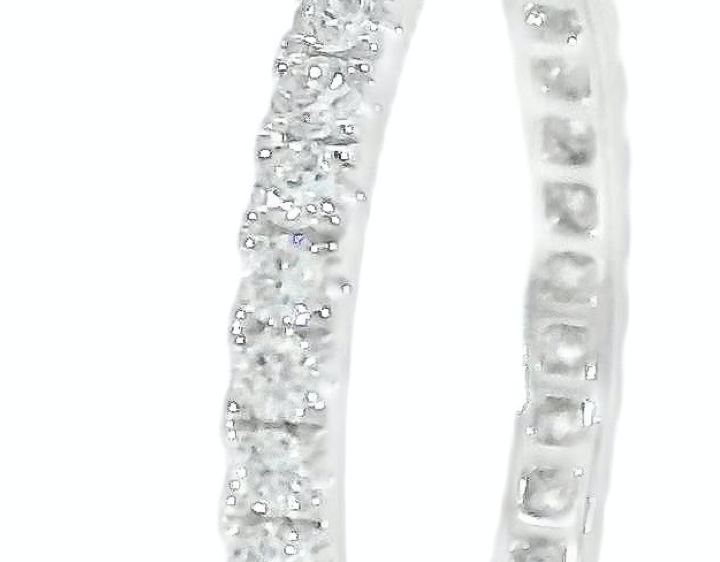 Bague Alliance "Je t'aime d'amour N°1" - Diamants 0,6ct - Or 18K – Image 3