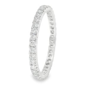 Bague Alliance "Je t'aime d'amour N°1" - Diamants 0,6ct - Or 18K