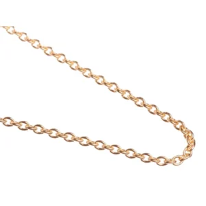 Chaîne maille forçat rond 1,2mm - 45 cm